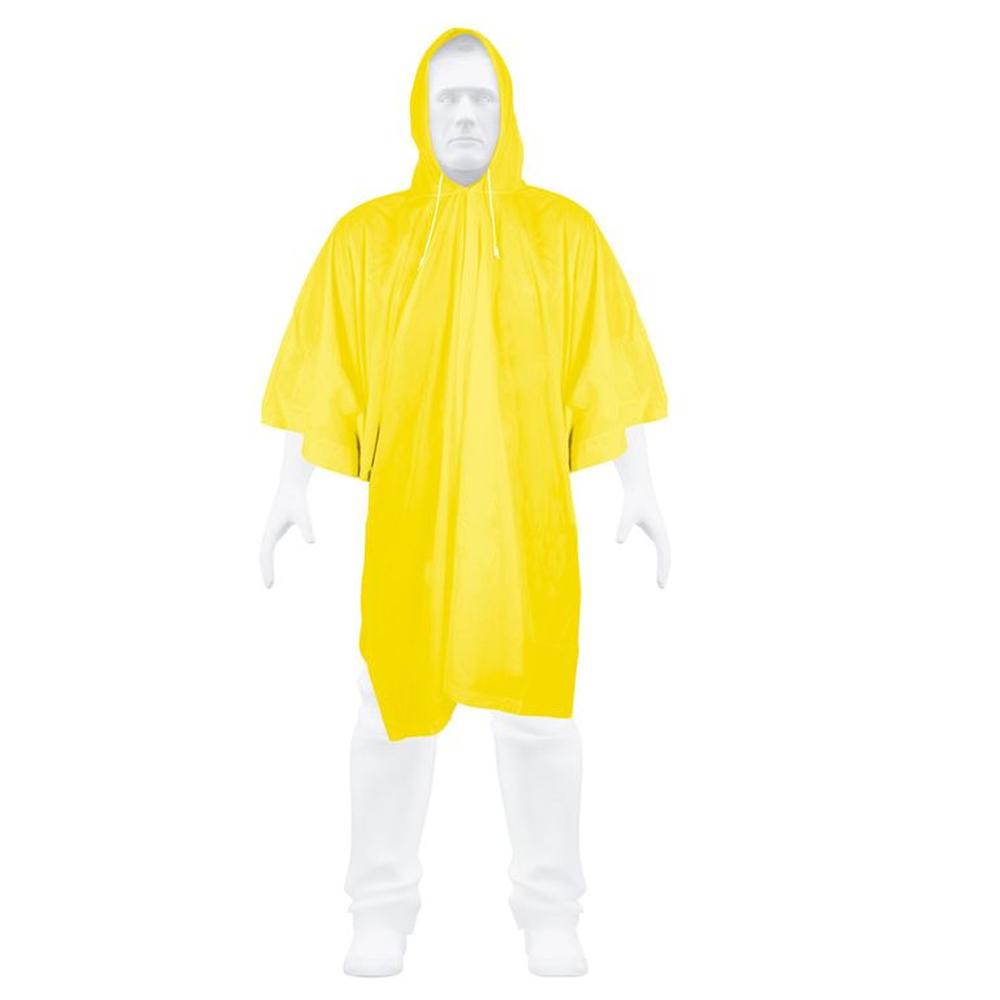 Poncho de lluvia grueso pvc, UNITALLA truper Amarillo