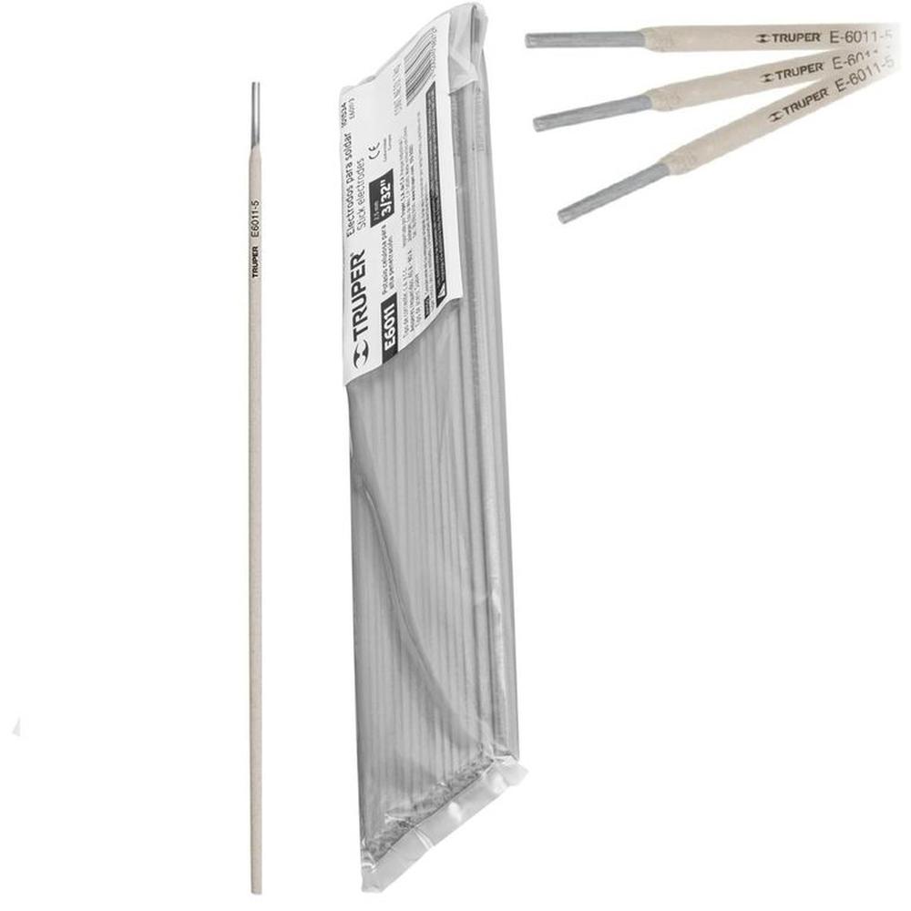 Electrodo 6011 de 3/32", 1 Kg Truper Gris