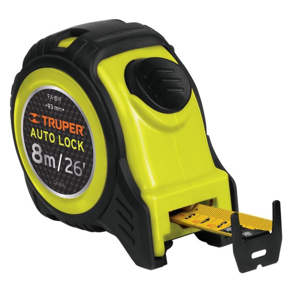 Wincha Cinta Métrica 8m Contra impacto TRUPER