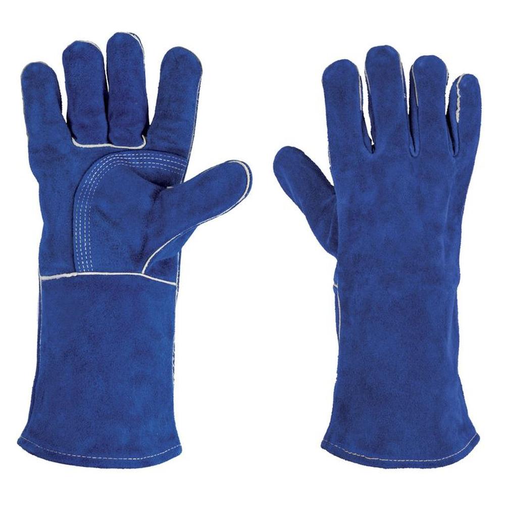 Guantes para soldador, color azul. Truper Azul