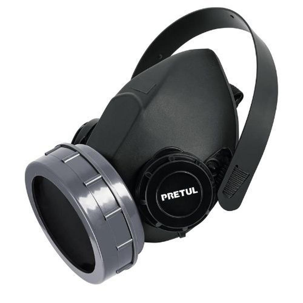 Respirador con 1 filtro, Pretul Negro