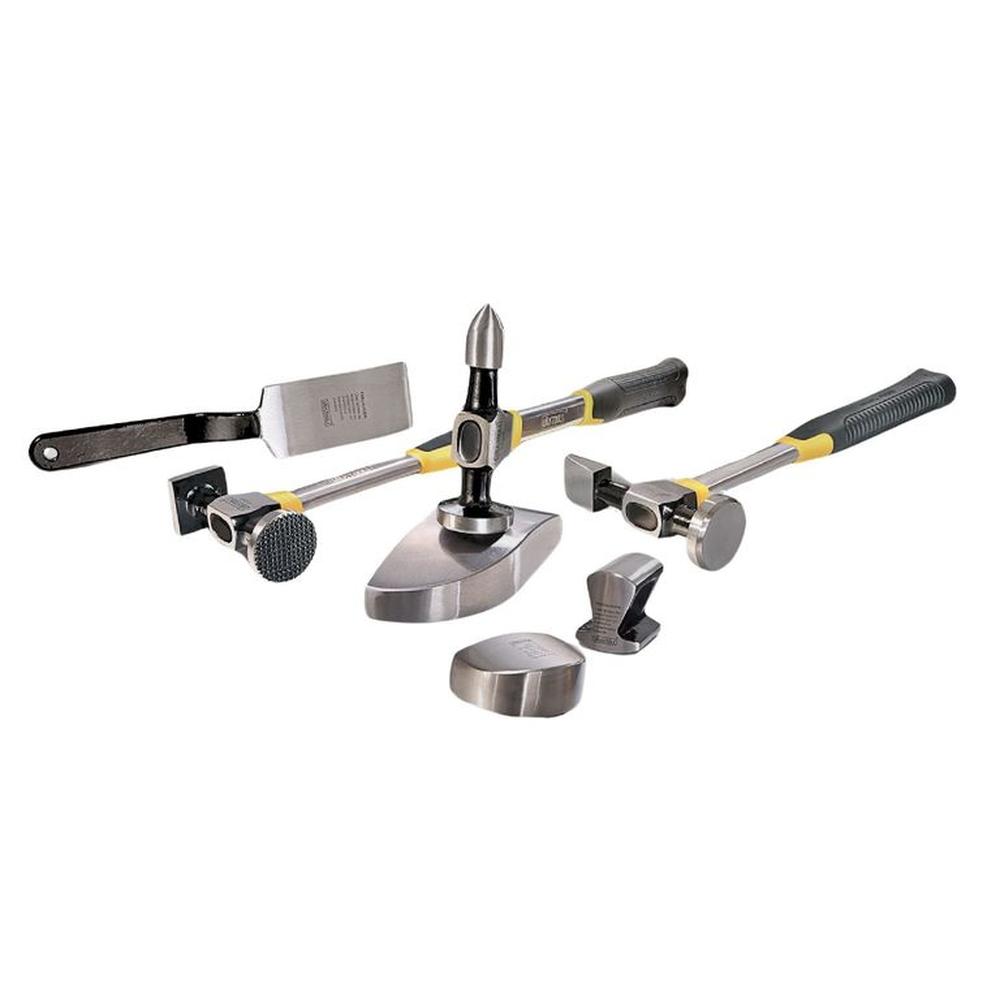 MARTILLO PLANCHADOR REPARADOR DE AUTO JUEGO 7 PIEZAS