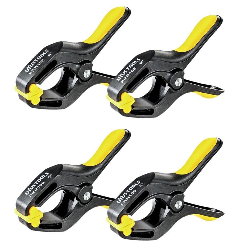 Prensa resorte 6 pulgadas carpintero pack de 4 unidades