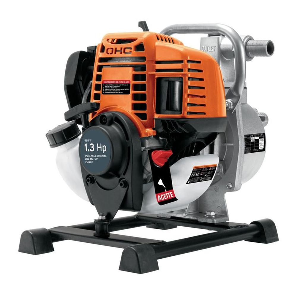 Motobomba autocebante 1.3 HP salida 1" , Truper Naranja