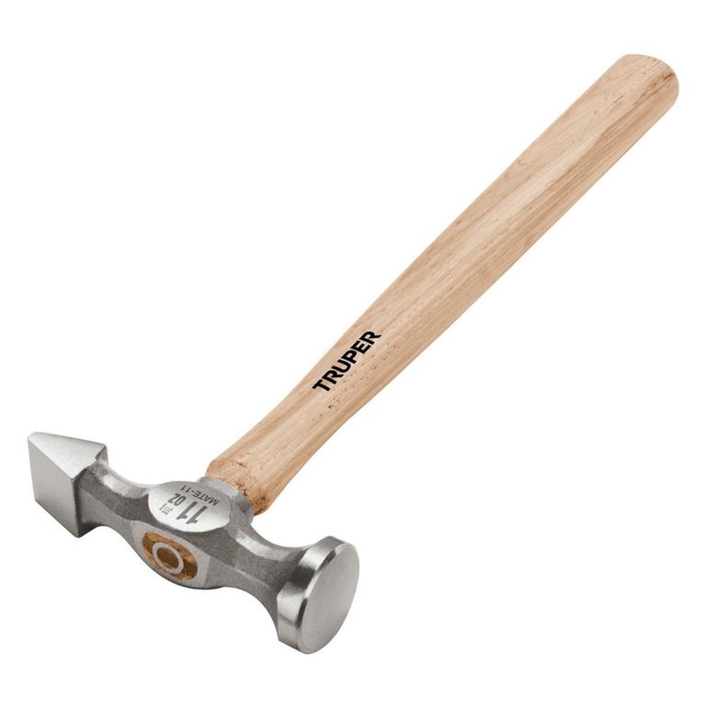 Martillo planchador desabollador 11 oz tipo cincel, mango 12"", Truper