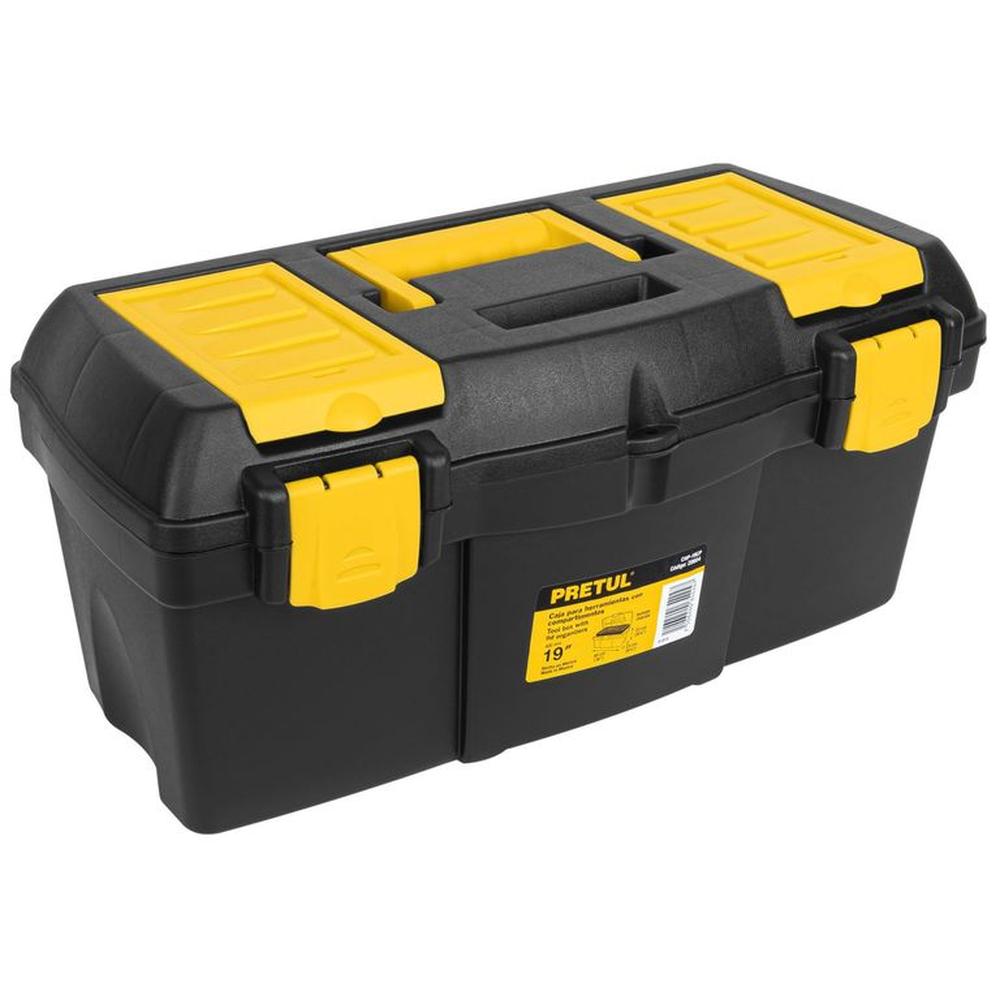 Caja para herramienta de 19 con compartimentos Pretul