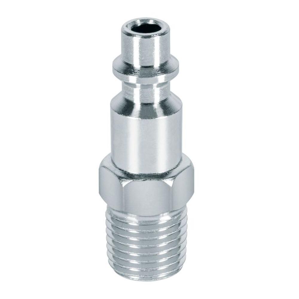 CONECTOR RAPIDO MACHO PARA COMPRESORA DE AIRE Gris