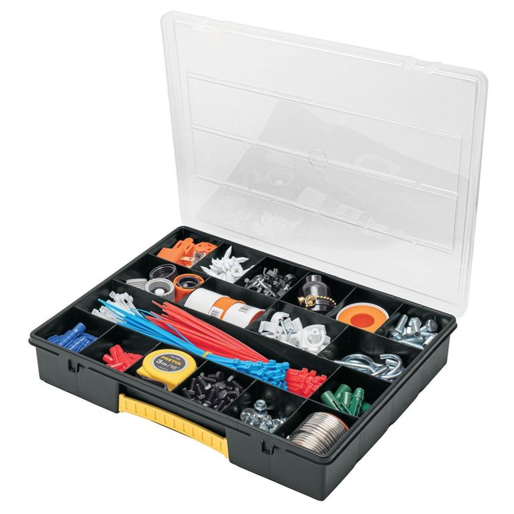 Organizador de herramientas tornillos 18 compartimientos Truper PRETUL