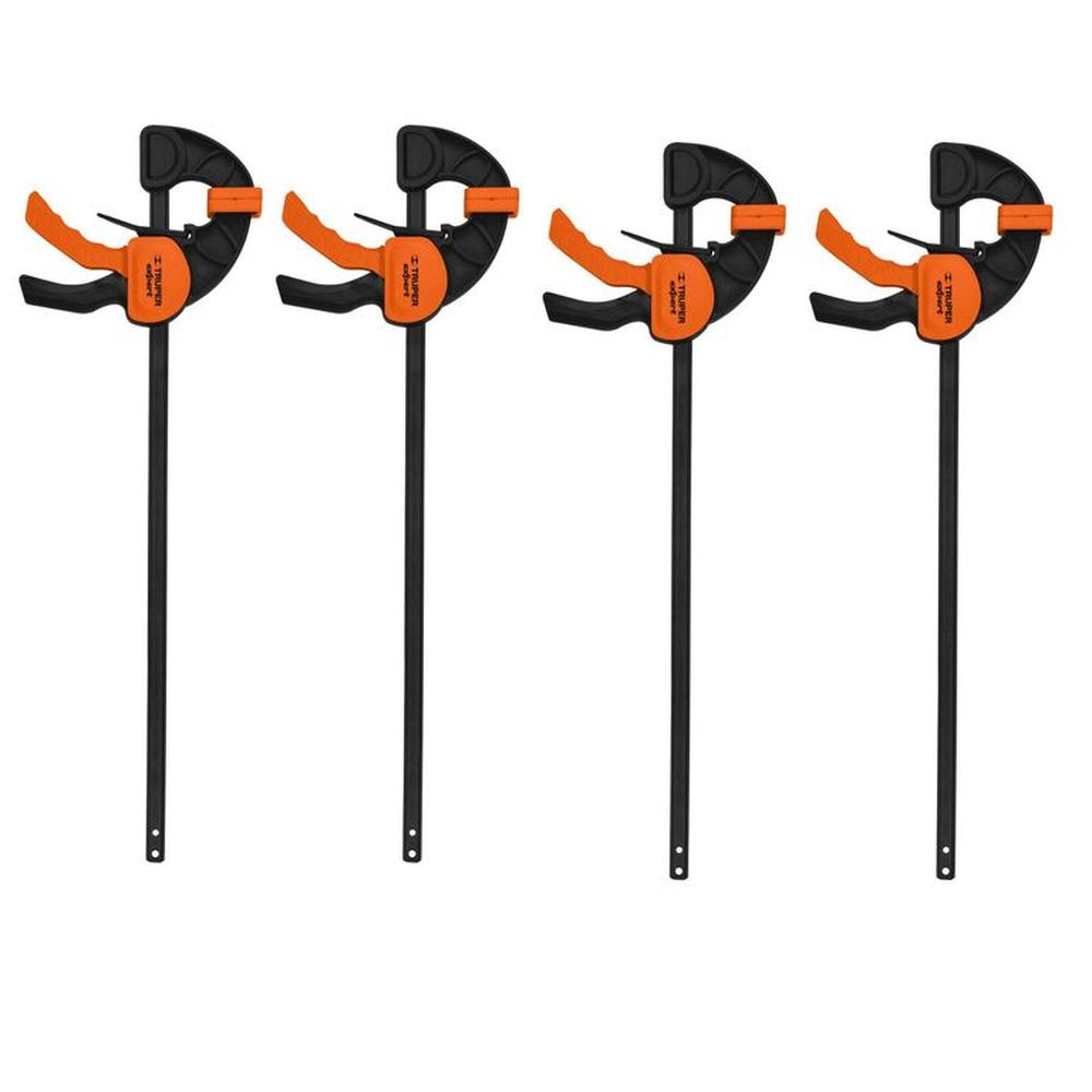 Prensa sargento de ajuste rápido 18 pulgadas 4 unidades Truper Expert