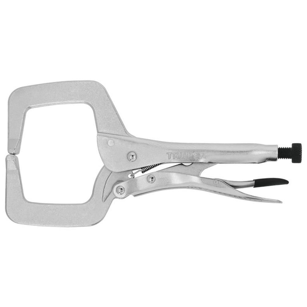 Alicate pinza de presión 11 pulgadas tipo C con mordaza fija Truper