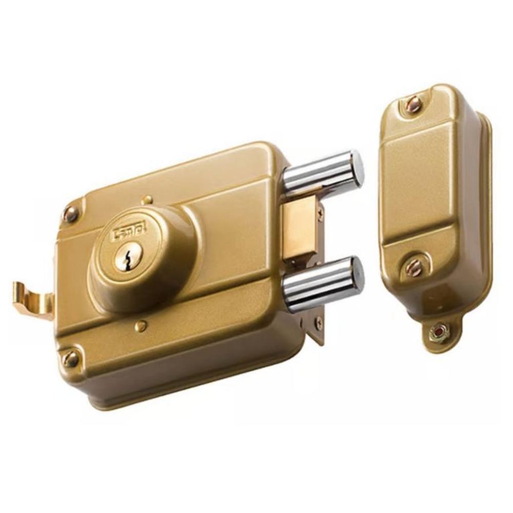 Chapa cerradura SUPER 900, 3 golpes BLINDADA CANTOL Dorado