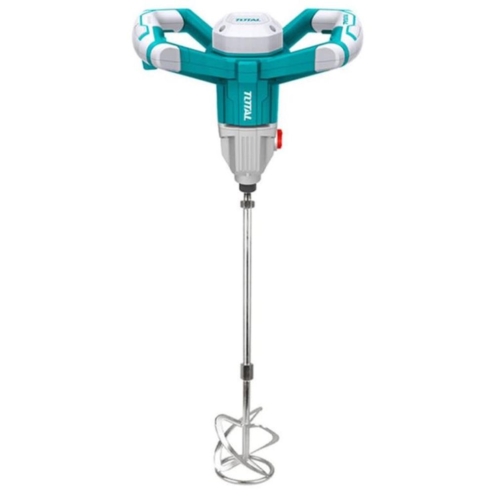 Mezclador Revolvedor de mortero pegamento porcelanato cemento 1400W Turquesa