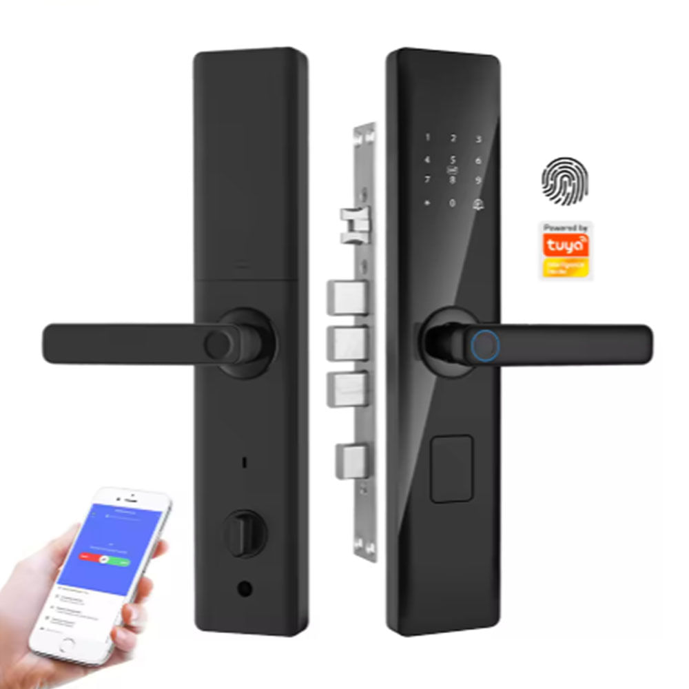 Cerradura Inteligente WiFi Smart Huella Digital con Mortise 6068 Bloqueo antirrobo