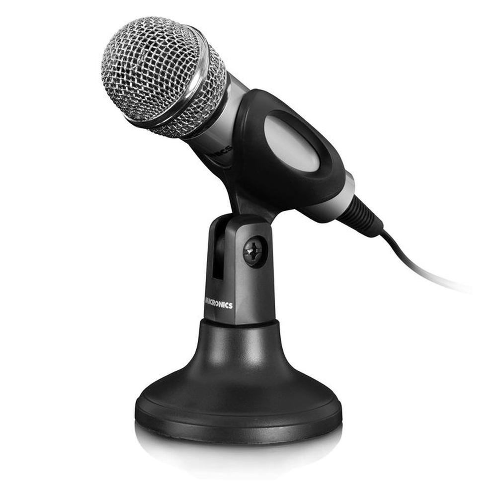 Micrófono Micronics con cable 18M pedestal Erudito Mic P801