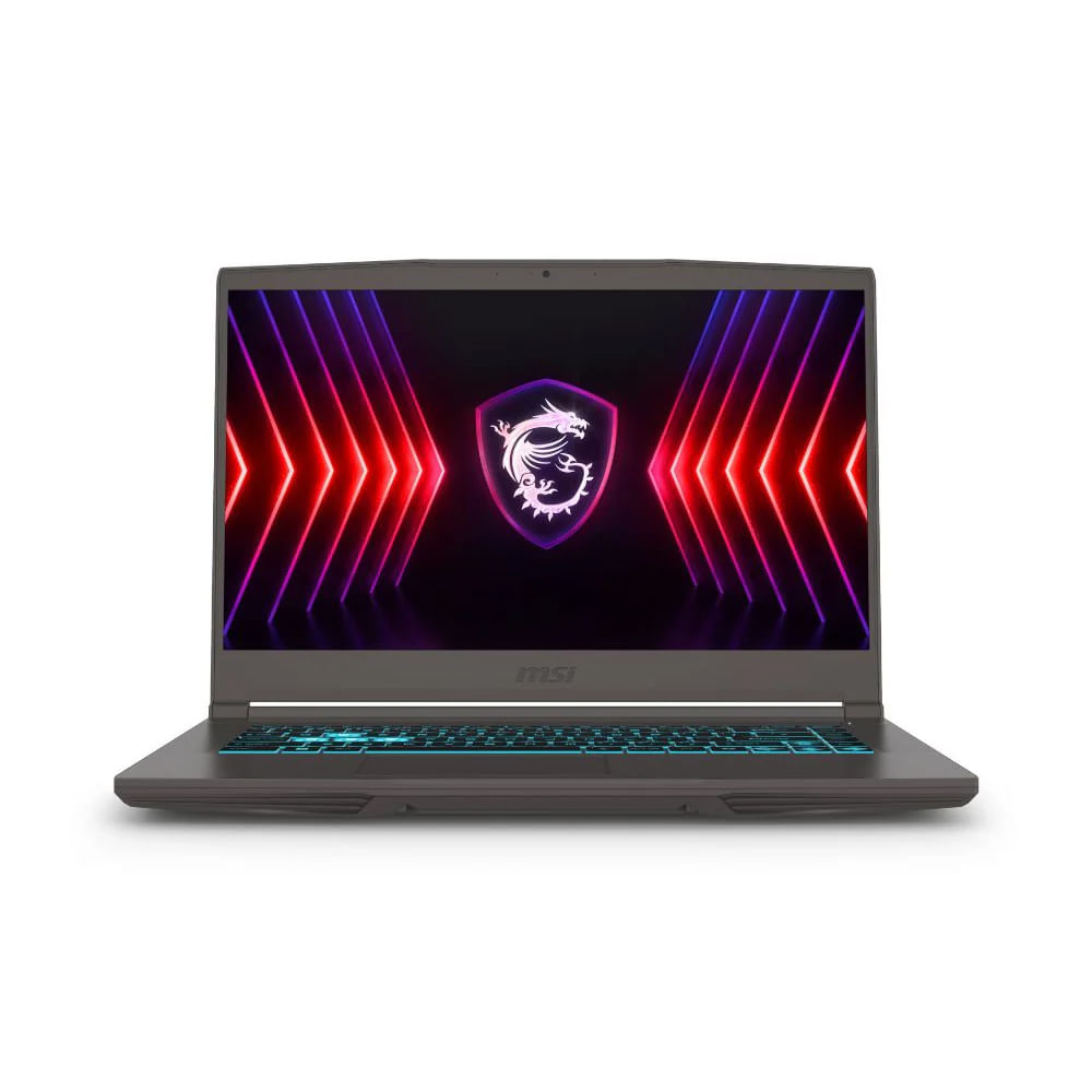 Notebook MSI Thin A15 - R5 7535HS 16GB DDR5 512GB SSD RTX 4050 6GB Freedos 15.6 - Plata