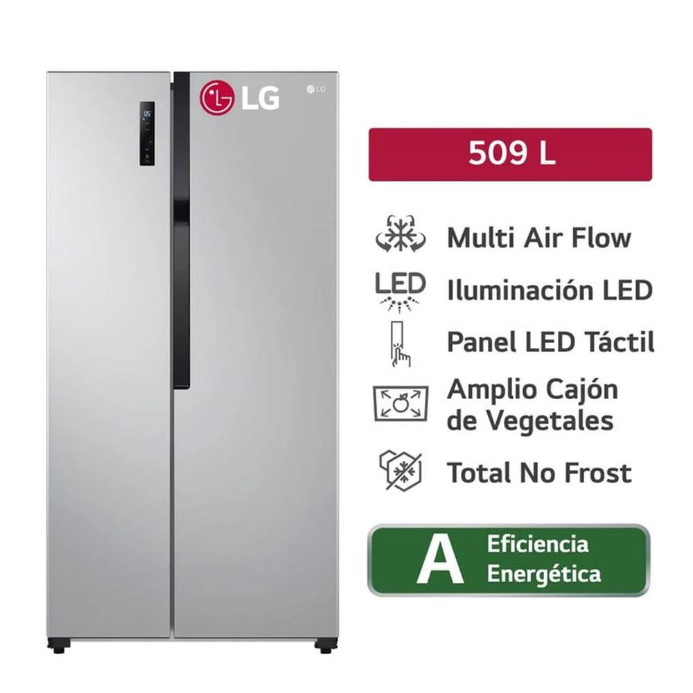 REFRIGERADORA LG LS51BPP 509 LT PLATEADO NO FROST