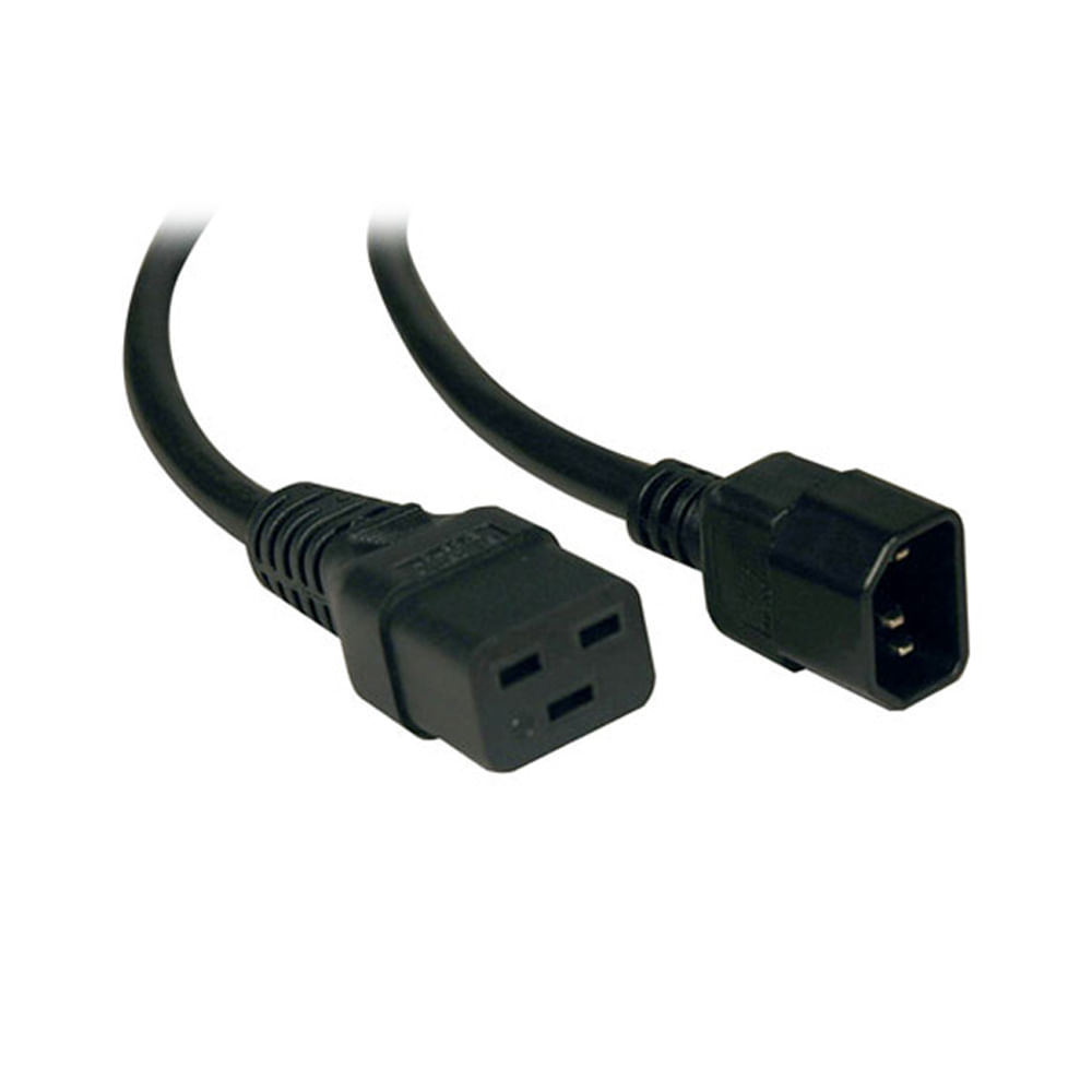 Cable de extensión Tripp-Lite 3.05 m C19 a C14 15A 14AWG para alimentación segura y eficiente