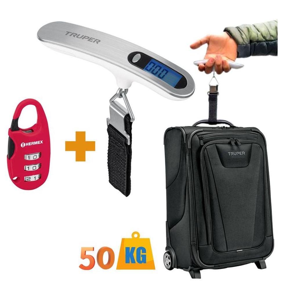 Balanza digital para maleta balanza de mano candado de combinación