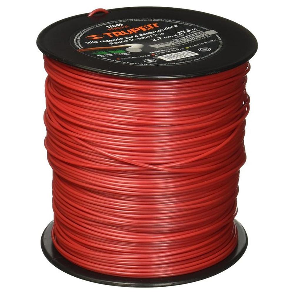 Hilo para desmalezadora desbrozadora podadora 2.7 mm x 373 m, Truper