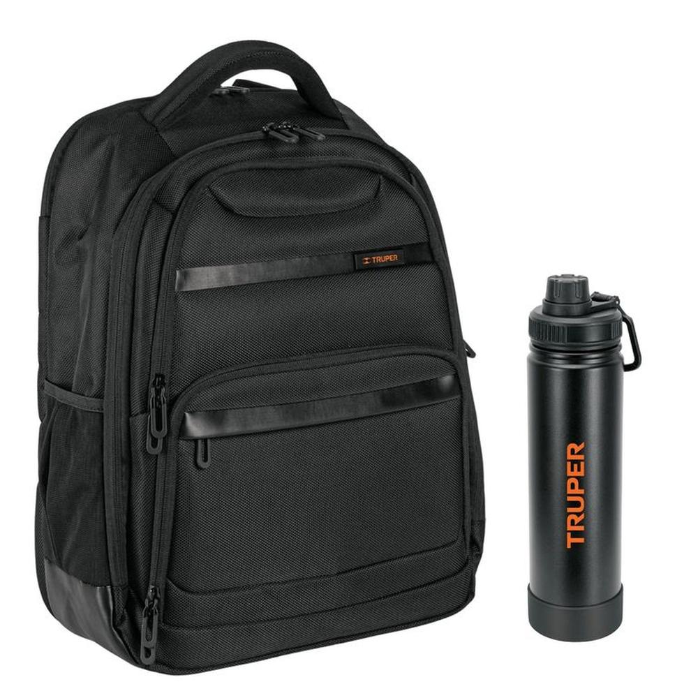 COMBO MOCHILA PORTALAPTO CON TERMO EJECUTIVO TRUPER