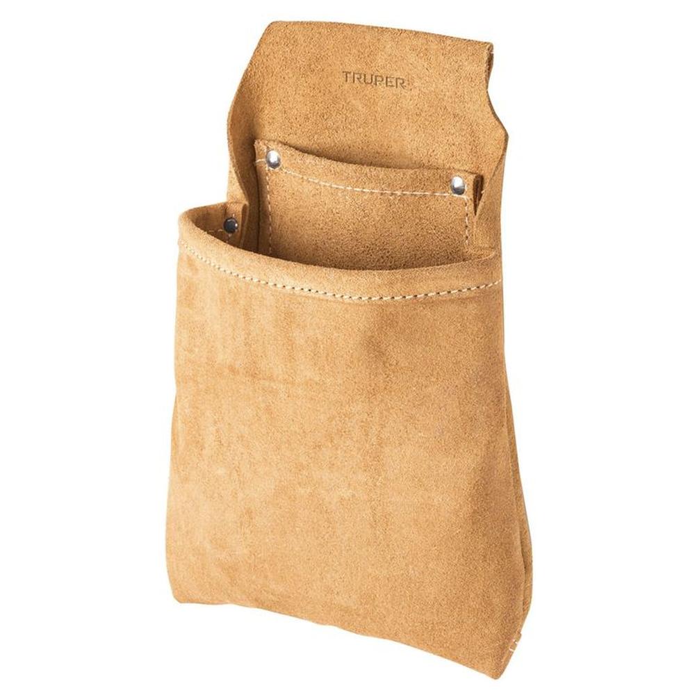Porta herramienta de cuero porta clavos para cinturón Truper