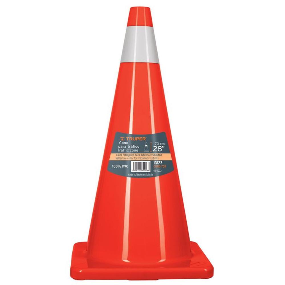 Cono reflectivo de seguridad precaución de 70 cm TRUPER