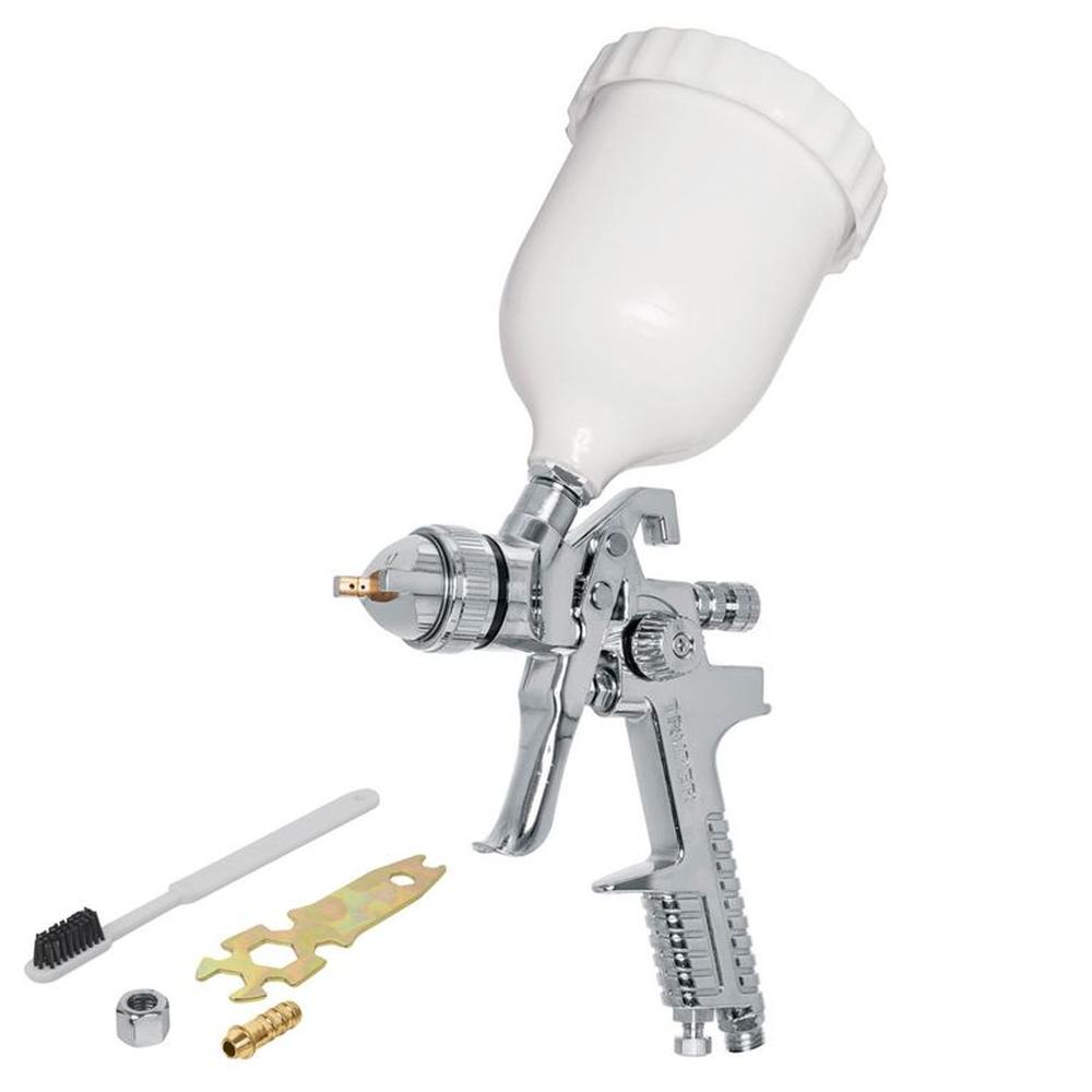 Pistola profesional para pintarpintar gravedad vaso ABS FINO ACABADO Blanco