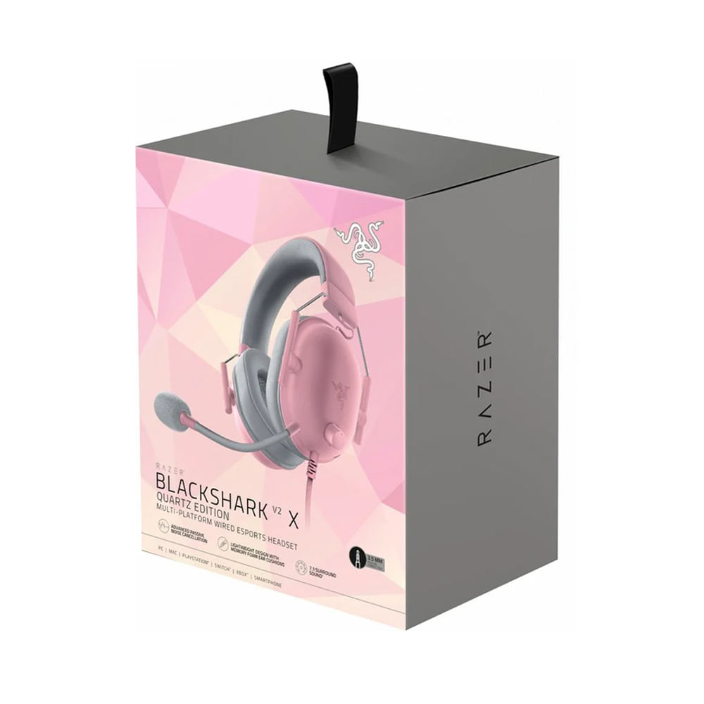 Auriculares Razer BlackShark V2 X - 7.1 Canales - Cableados - Conector 3.5 mm - Aislamiento de Ruid