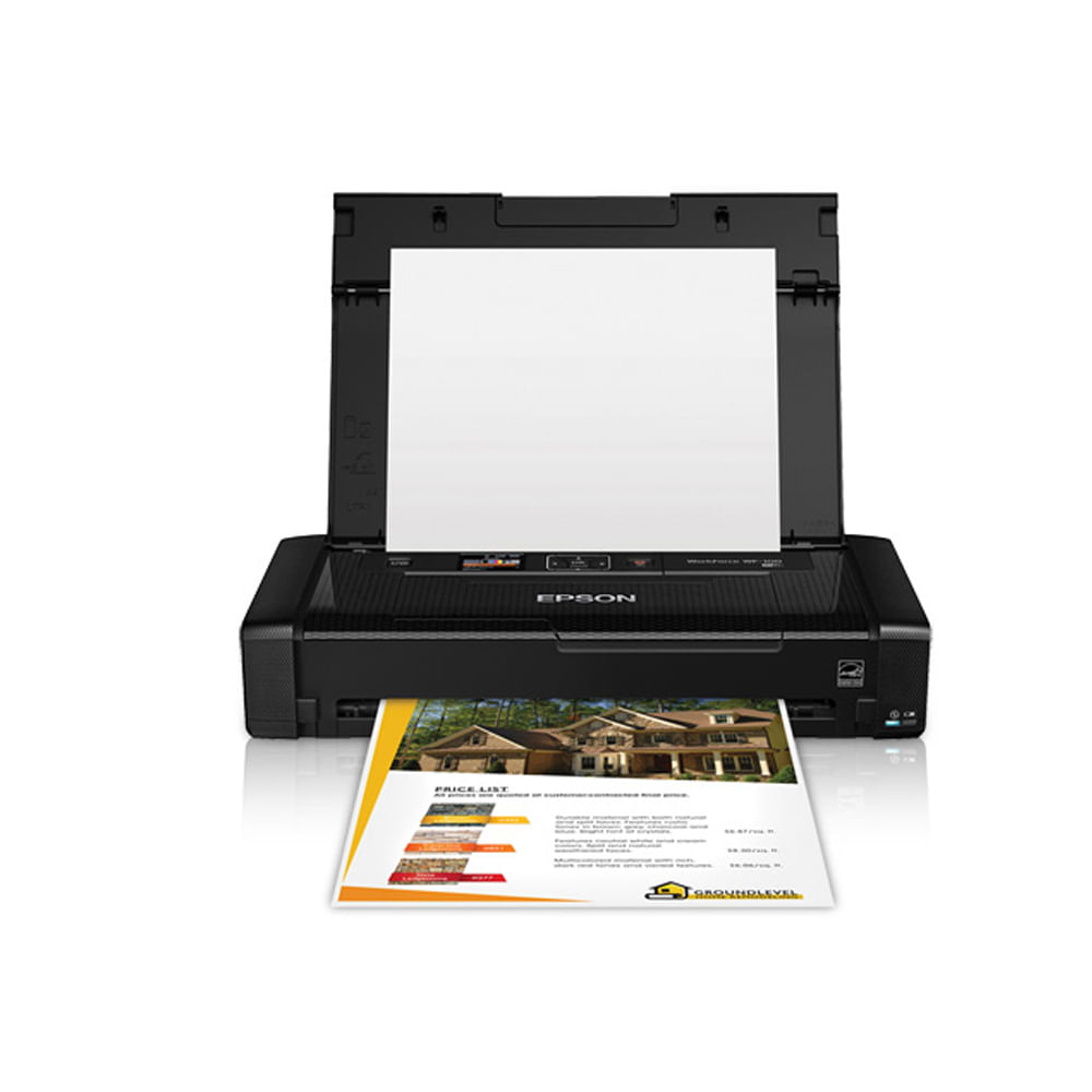 Impresora Portátil Epson WorkForce WF-100 Inyección de Tinta WiFi & USB Ideal para Trabajo Móvil