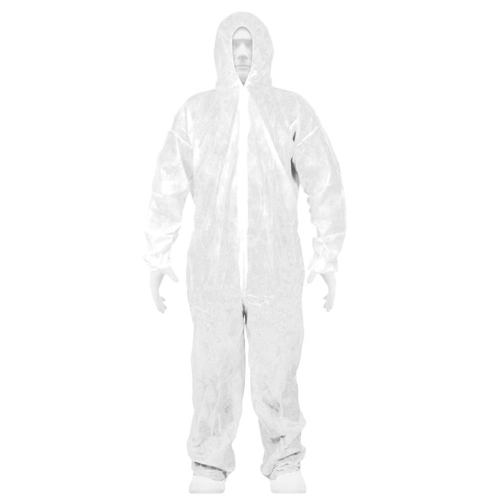 Overol traje tyvek mameluco pintor talla G truper Blanco