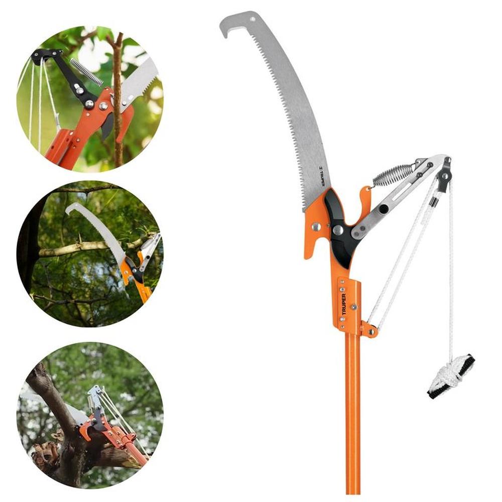 Cortador de ramas altas mango telescópico profesional 3.6 m Truper