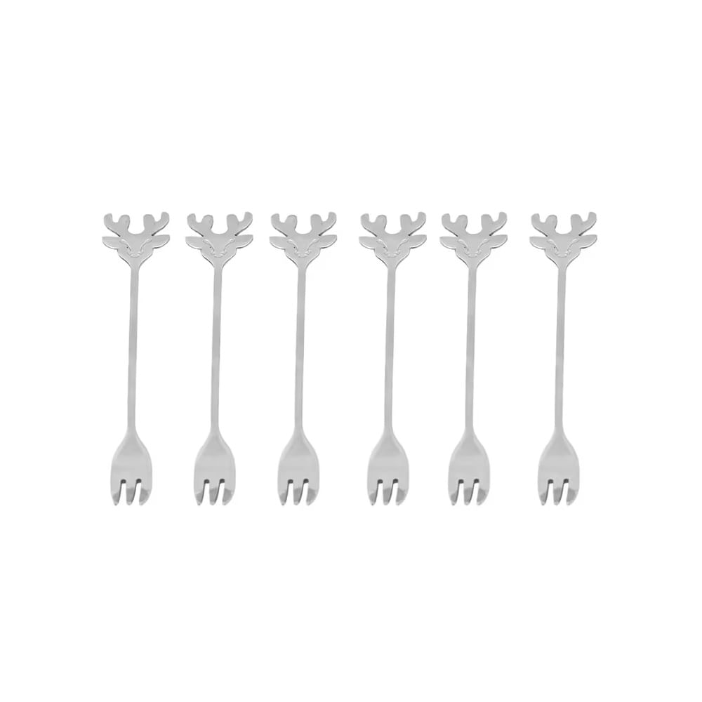 NAVIDAD - Set de 6 tenedores modelo N1