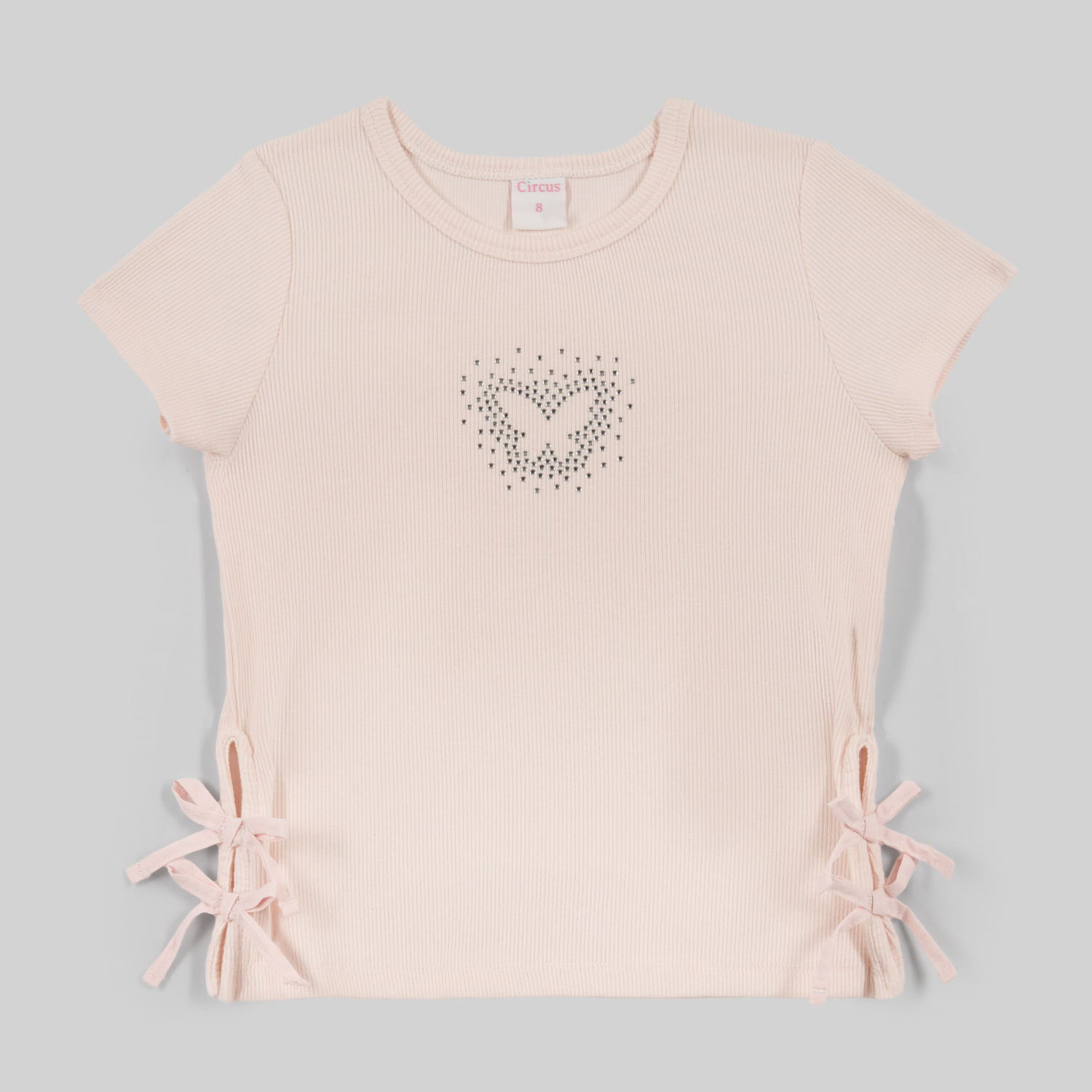 Polo Para Niña Circus Rib Lazos Solid