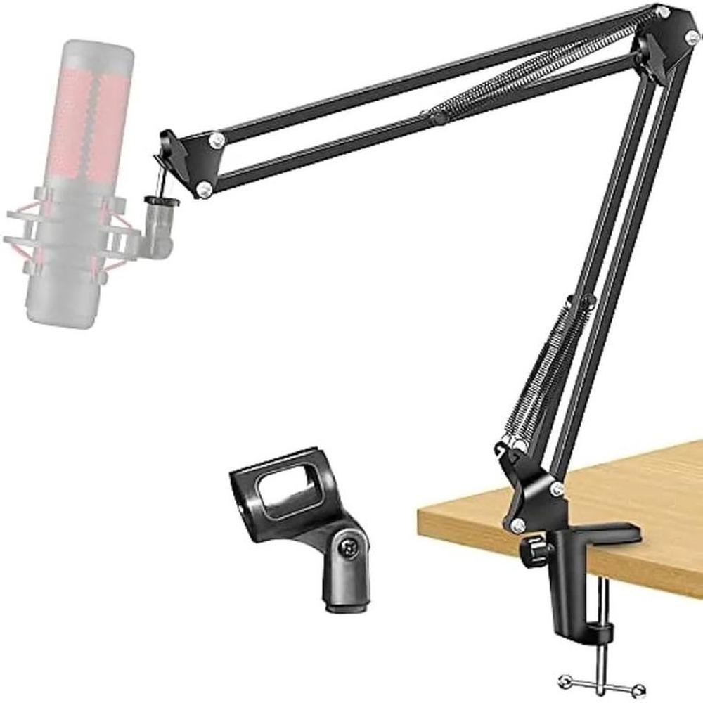 Soporte de Microfono para Escritorio Brazo Plegable
