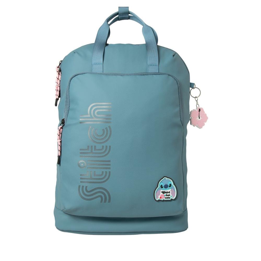 Mochila Casual Mujer Stitch Disney Sky Blue Limited Edition