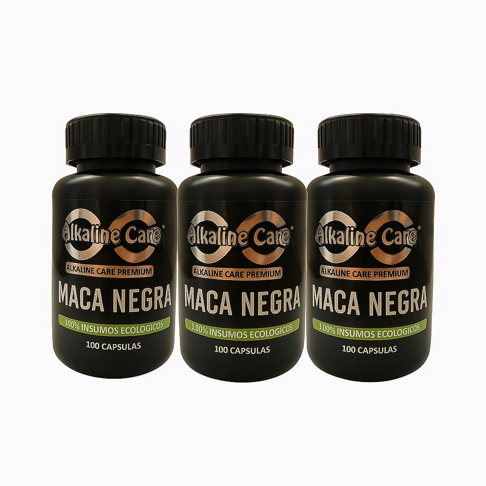 Maca Negra 300 Cápsulas Alkaline Care