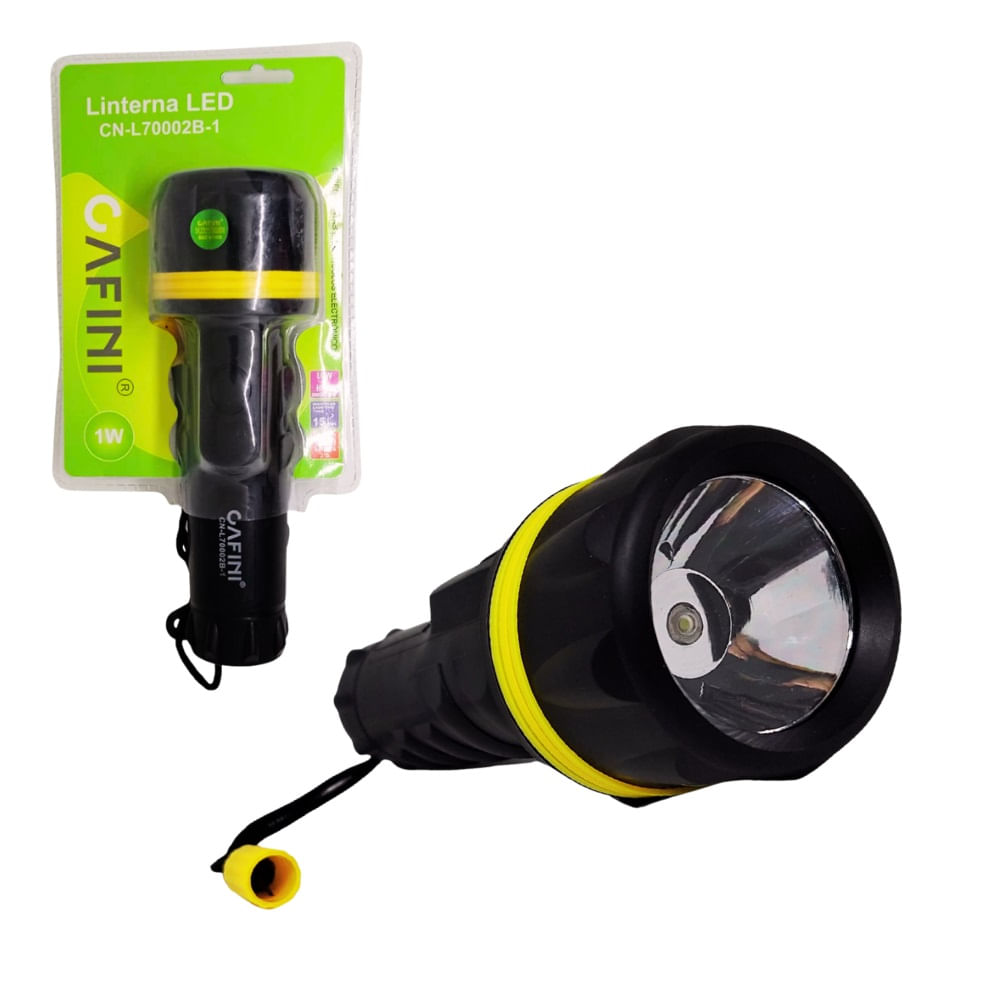 Linterna Led Tactica 1W De Mano 1 LED Cafini CN-L70002B-1
