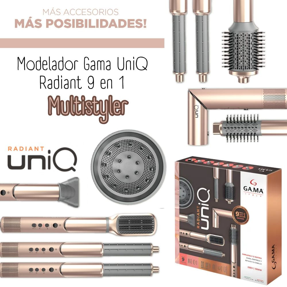 MODELADOR MULTISTYLER UNIQ RADIANT 9 EN 1