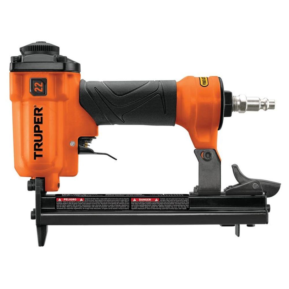 Engrapadora neumática calibre 22 Profesional Truper Naranja