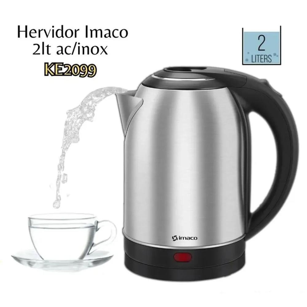 Hervidor Eléctrico 2 Litros Ac.inox KE2099 Imaco Hervidor Eléctrico 2 Litros Ac.inox KE2099 Imaco