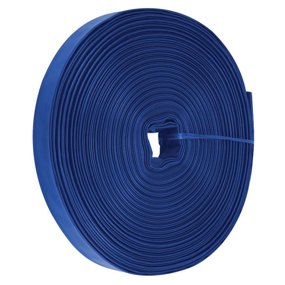 Manguera para motobomba de 2 pulgadas x 100m, manguera de descarga Azul