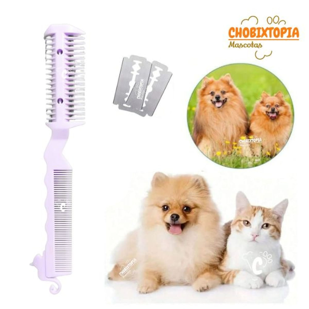 PEINE RASURADOR PLASTICO P-PERROS Y GATOS LILA BEBE LILA BEBE PEINE RASURADOR PLASTICO P-PERROS Y GATOS LILA BEBE LILA BEBE