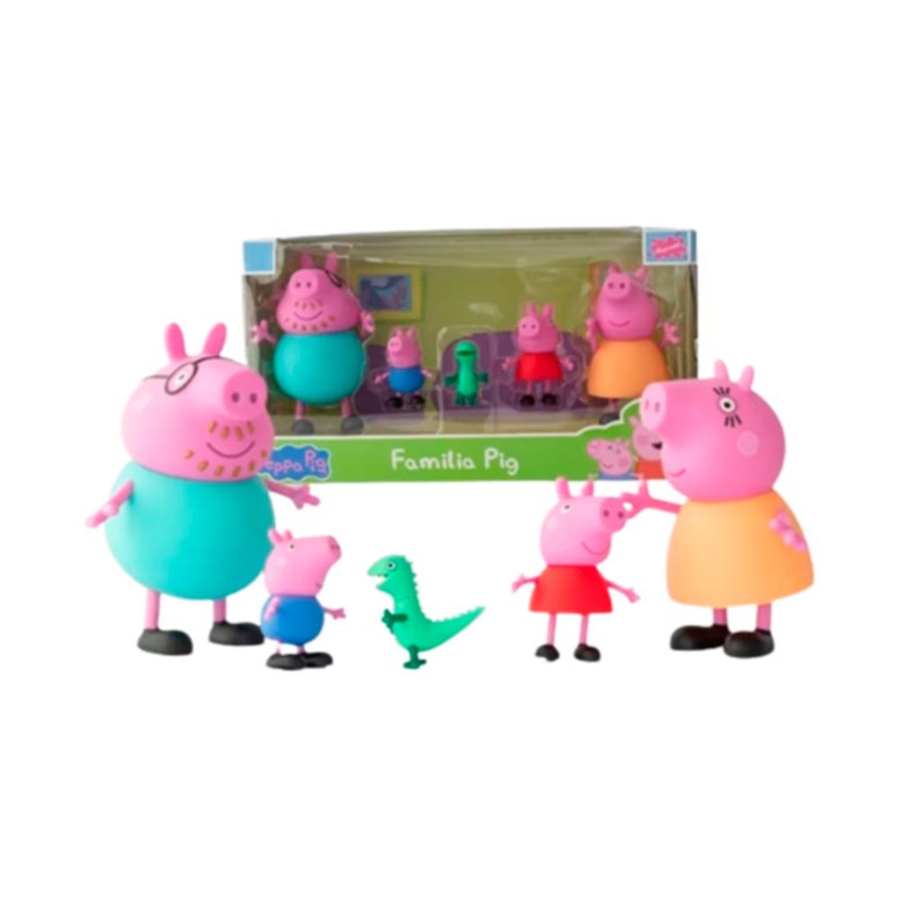 Set De Peppa Pig Familia por 5 Personajes Set De Peppa Pig Familia por 5 Personajes