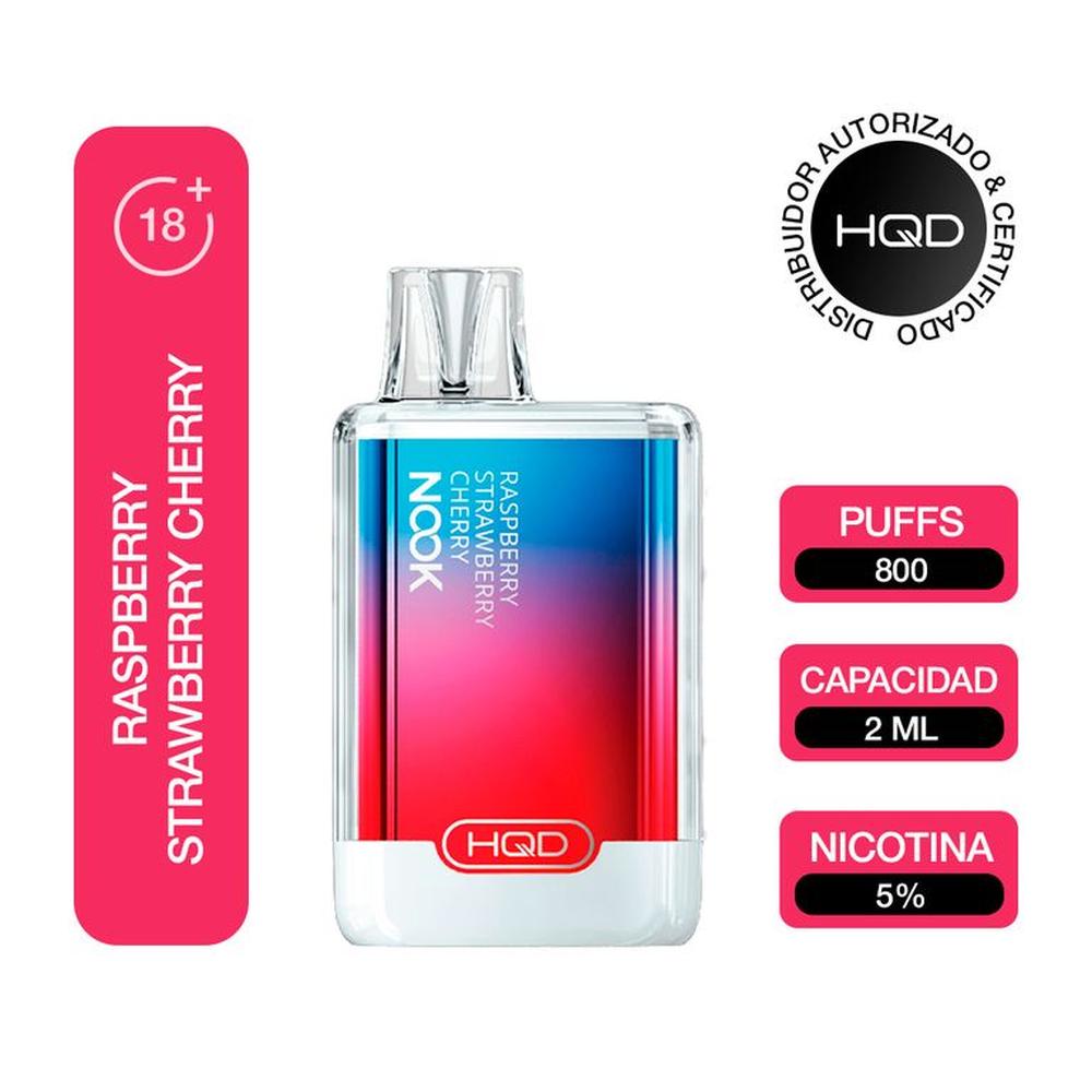 HQD Nook 800 – Raspberry Strawberry Cherry