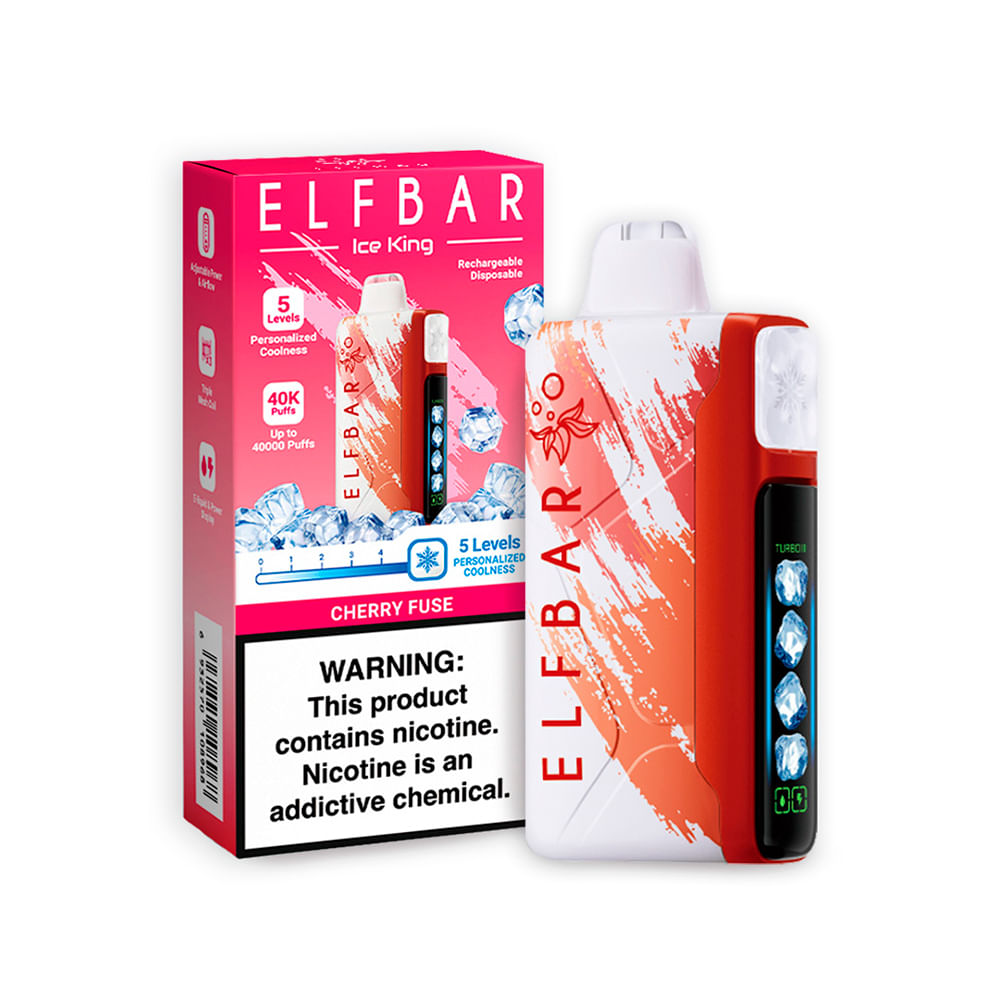 ElfBar Iceking 40000 Puffs - Cherry Fuse