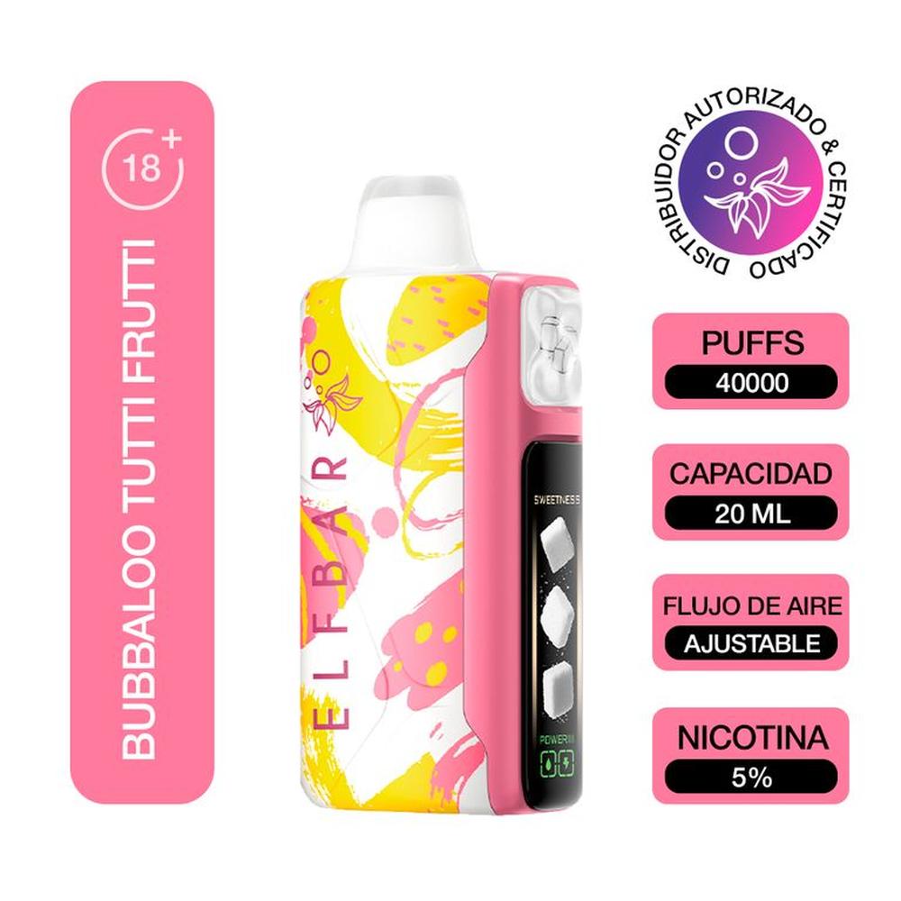ElfBar Sweet King 40K Bubbaloo Tutti Frutti