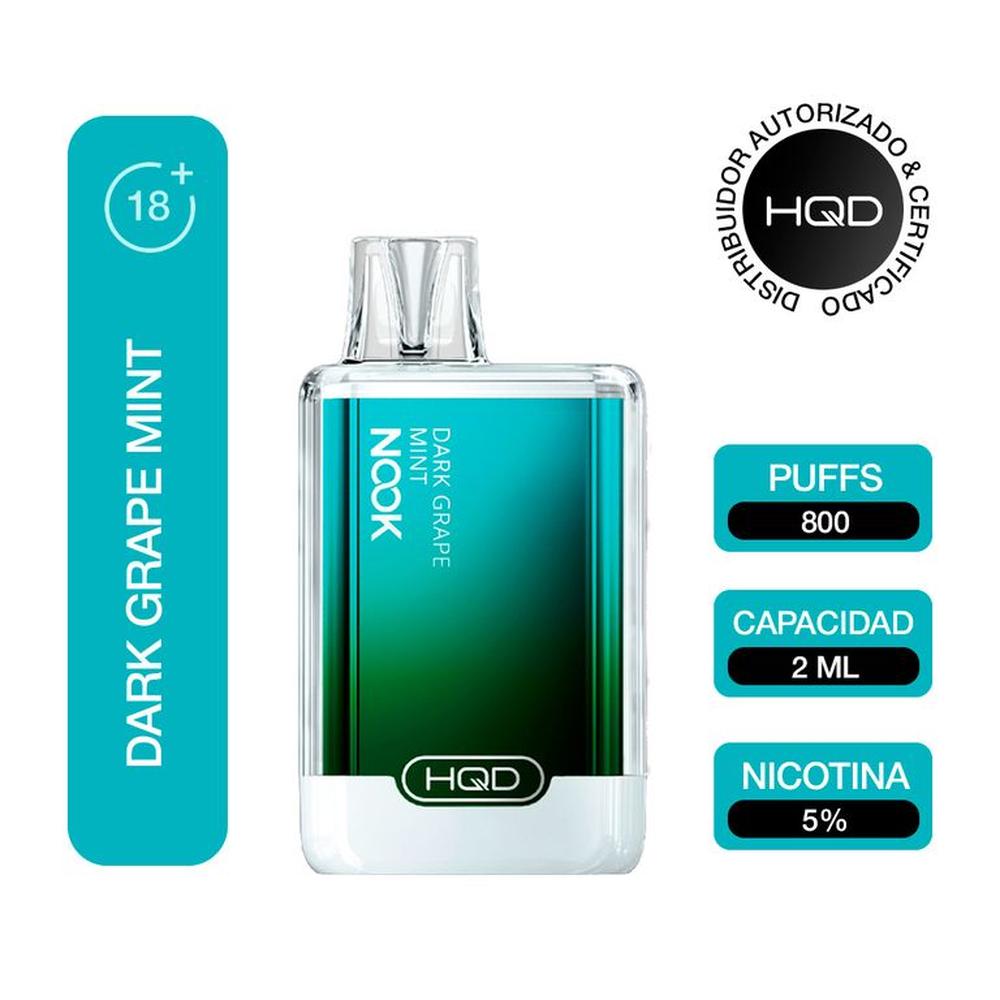 HQD Nook 800 – Dark Grape Mint