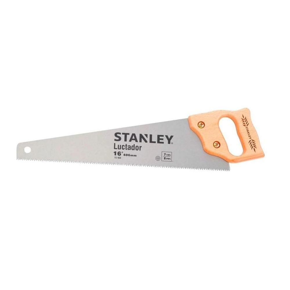 SERRUCHO CARPINTERO LUCTADOR 16 pg 15-469 STANLEY Plateado SERRUCHO CARPINTERO LUCTADOR 16 pg 15-469 STANLEY Plateado