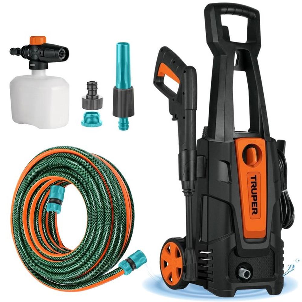 Hidrolavadora ALTA PRESION 1800 PSI + manguera PPPREMIUM 10m TRUPER