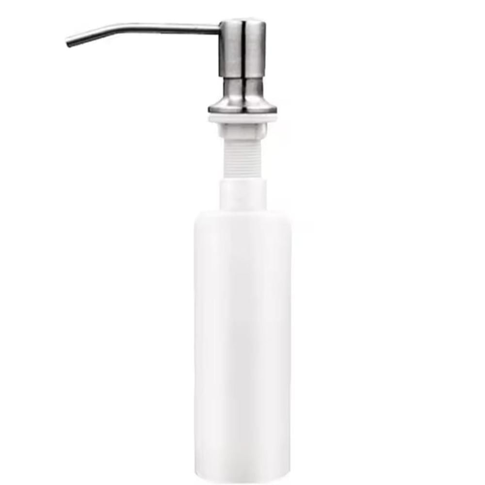 Dispensador de jabon líquido para Empotrar color Acerado Satinado Mate